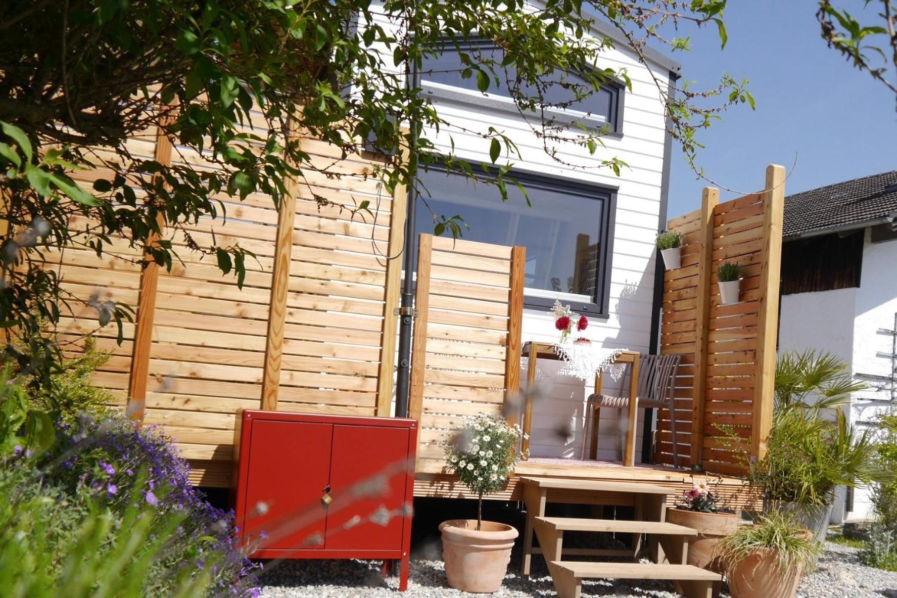 Villa Tiny House Gaensebluemchen Kirchanschoring Exterior foto