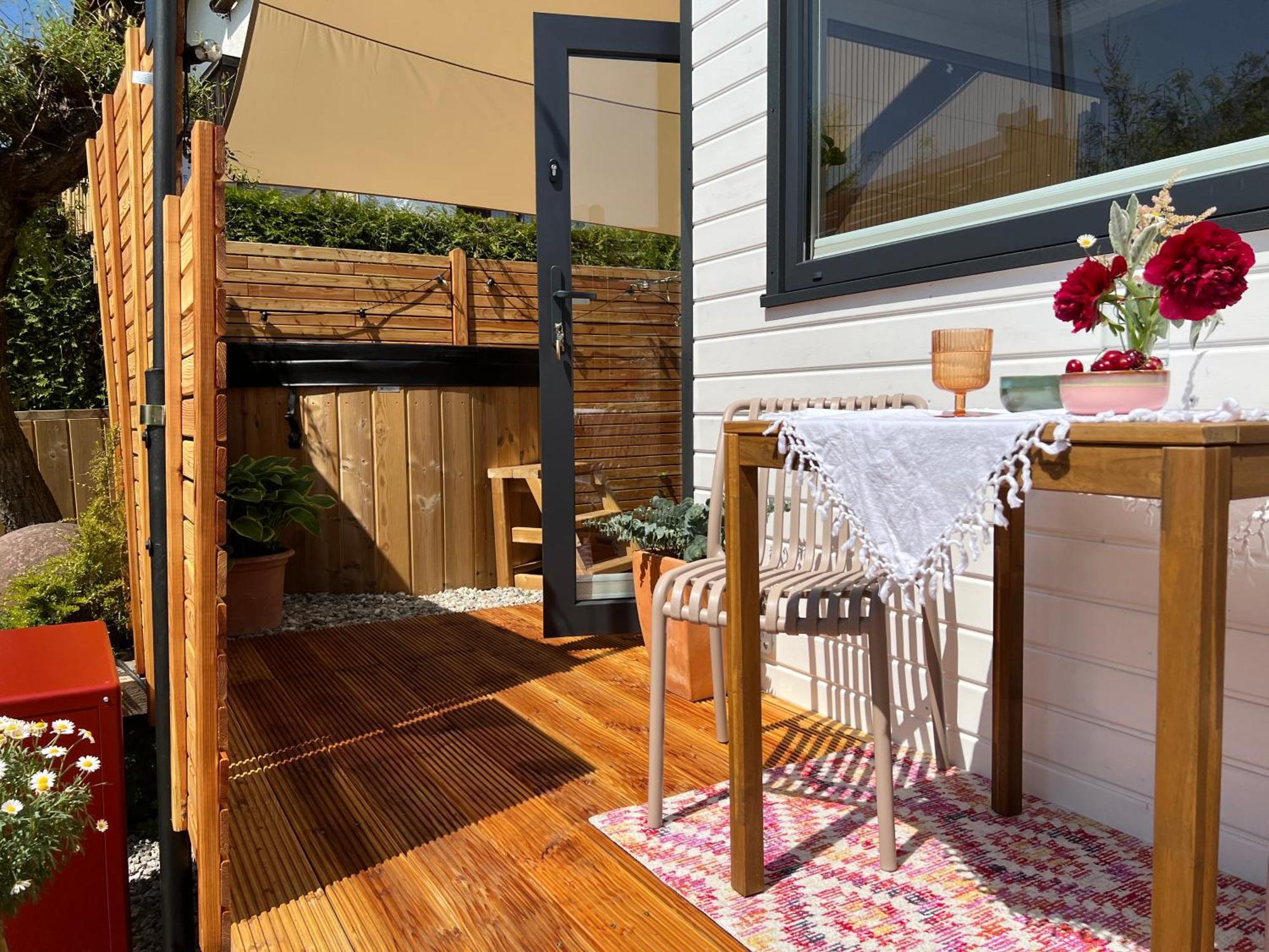 Villa Tiny House Gaensebluemchen Kirchanschoring Exterior foto